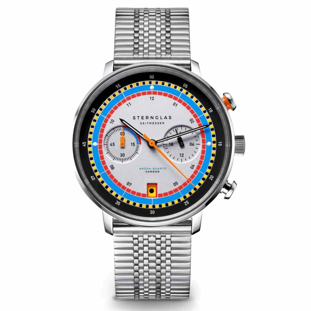 Sternglas S01-HC36-ME08 Men's Hamburg Chrono Regatta Wristwatch - H S Johnson