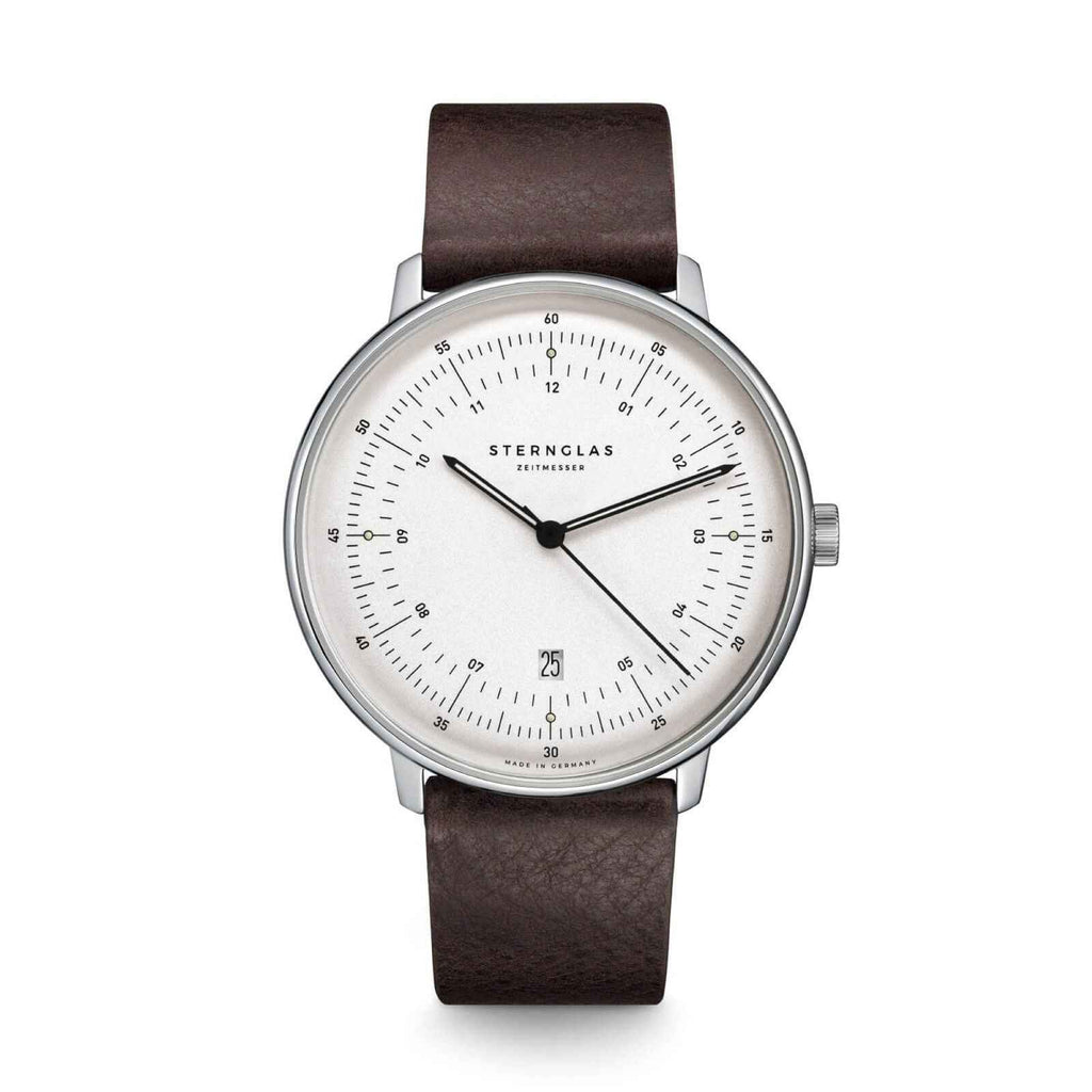 S01 HH10 VI11 Hamburg Leather Strap Watch