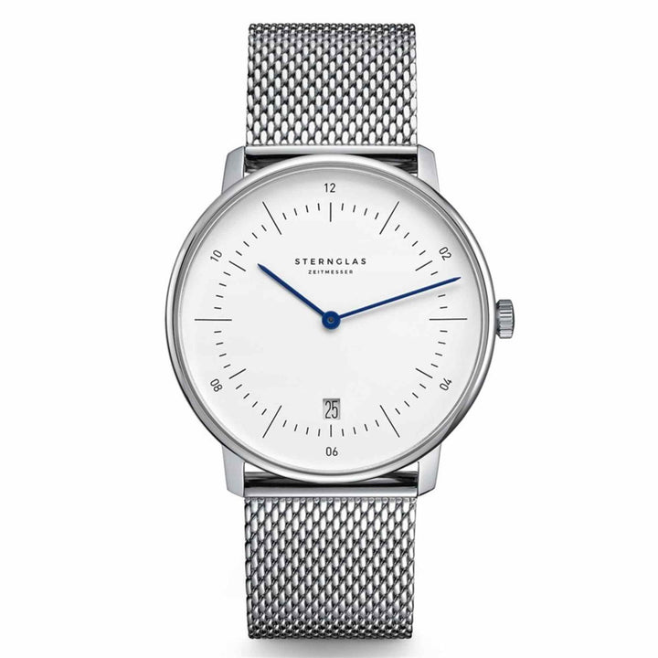 Sternglas S01-NA01-MI04 Men's Naos Mesh Strap Wristwatch - H S Johnson