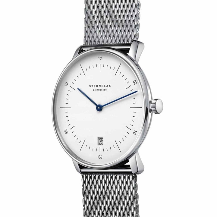 Sternglas S01-NA01-MI04 Men's Naos Mesh Strap Wristwatch - H S Johnson