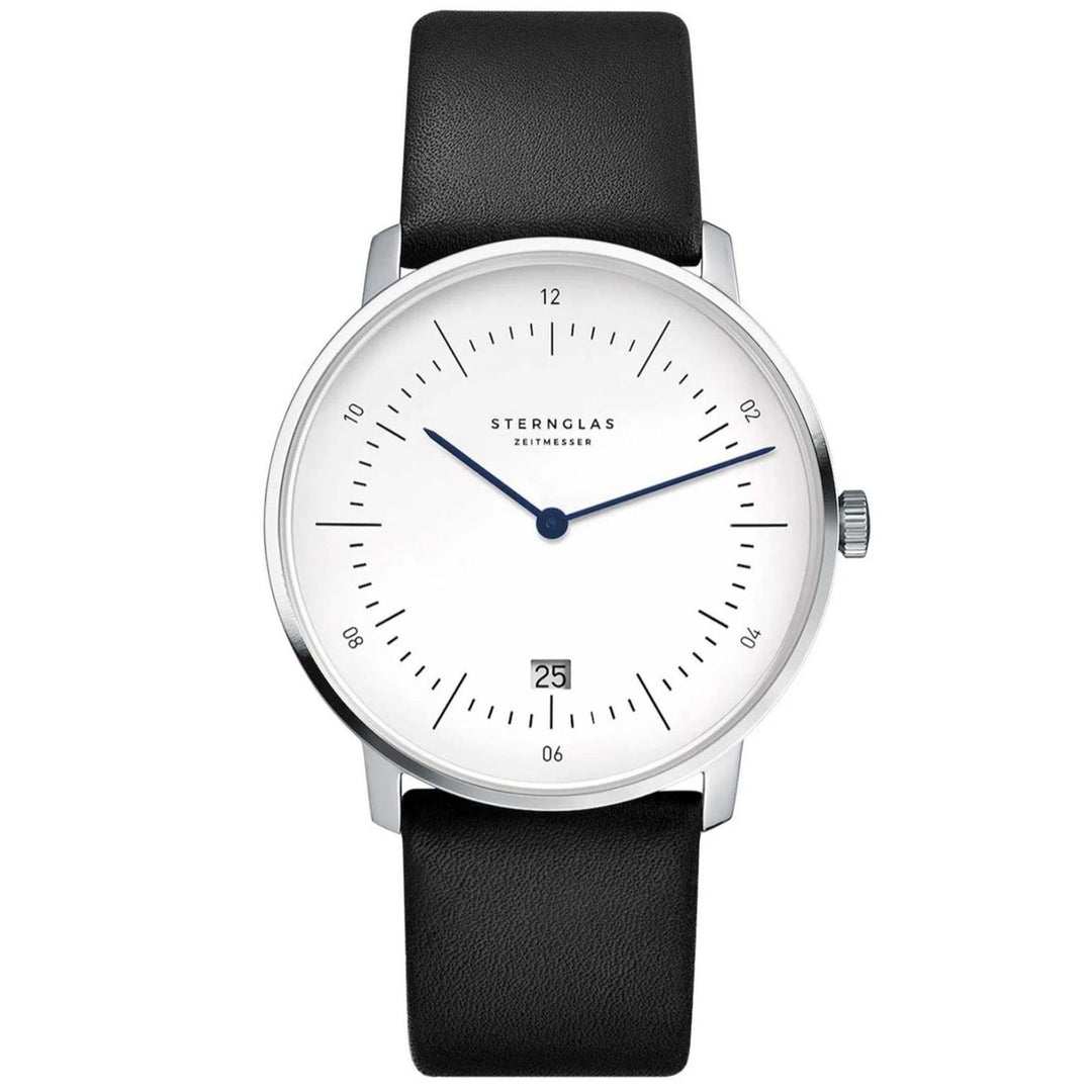 Sternglas S01-NA01-PR07 Men's Naos Black Strap Wristwatch - H S Johnson