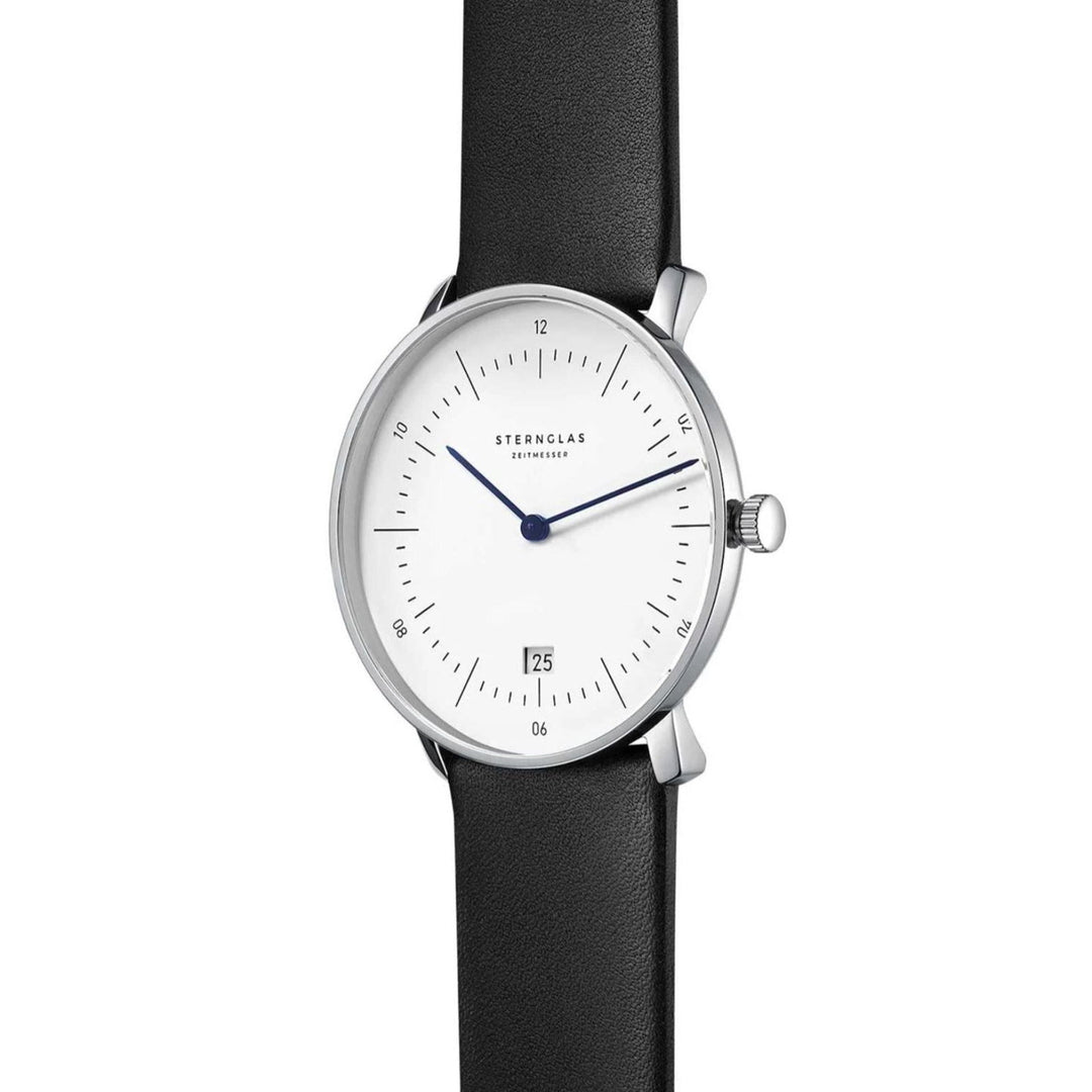 Sternglas S01-NA01-PR07 Men's Naos Black Strap Wristwatch - H S Johnson