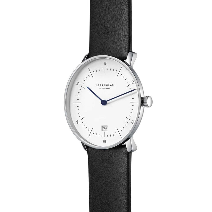 Sternglas S01-NA01-PR07 Men's Naos Black Strap Wristwatch - H S Johnson