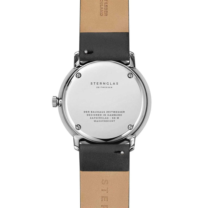 Sternglas S01-NA01-PR07 Men's Naos Black Strap Wristwatch - H S Johnson