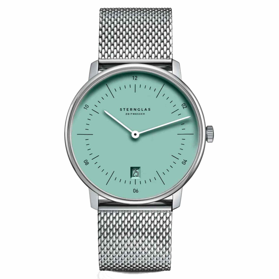 Sternglas S01-NA37-MI04 Naos Milanaise Silver Wristwatch - H S Johnson