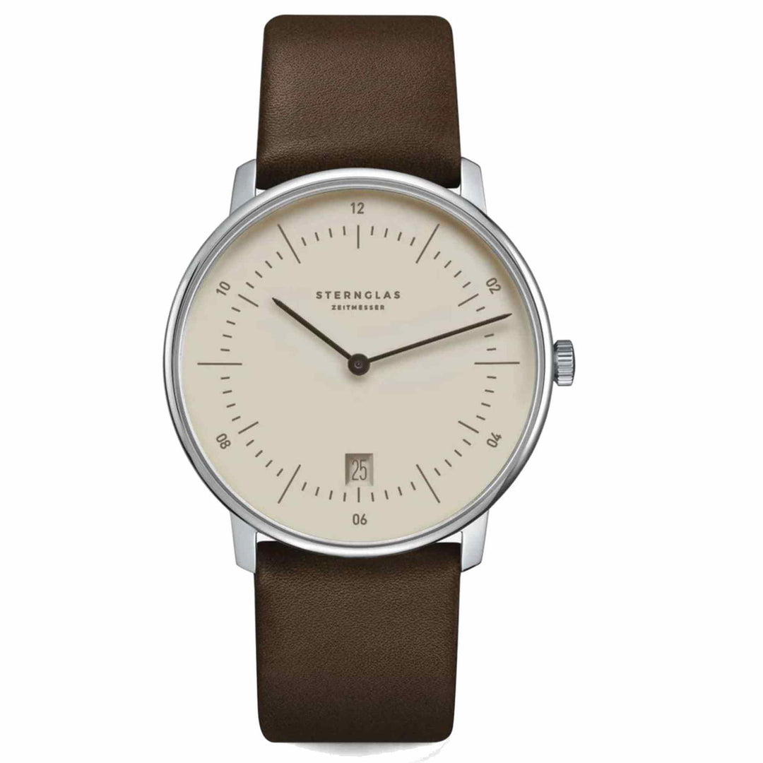Sternglas S01-NA38-PR04 Naos Dark Brown Wristwatch - H S Johnson
