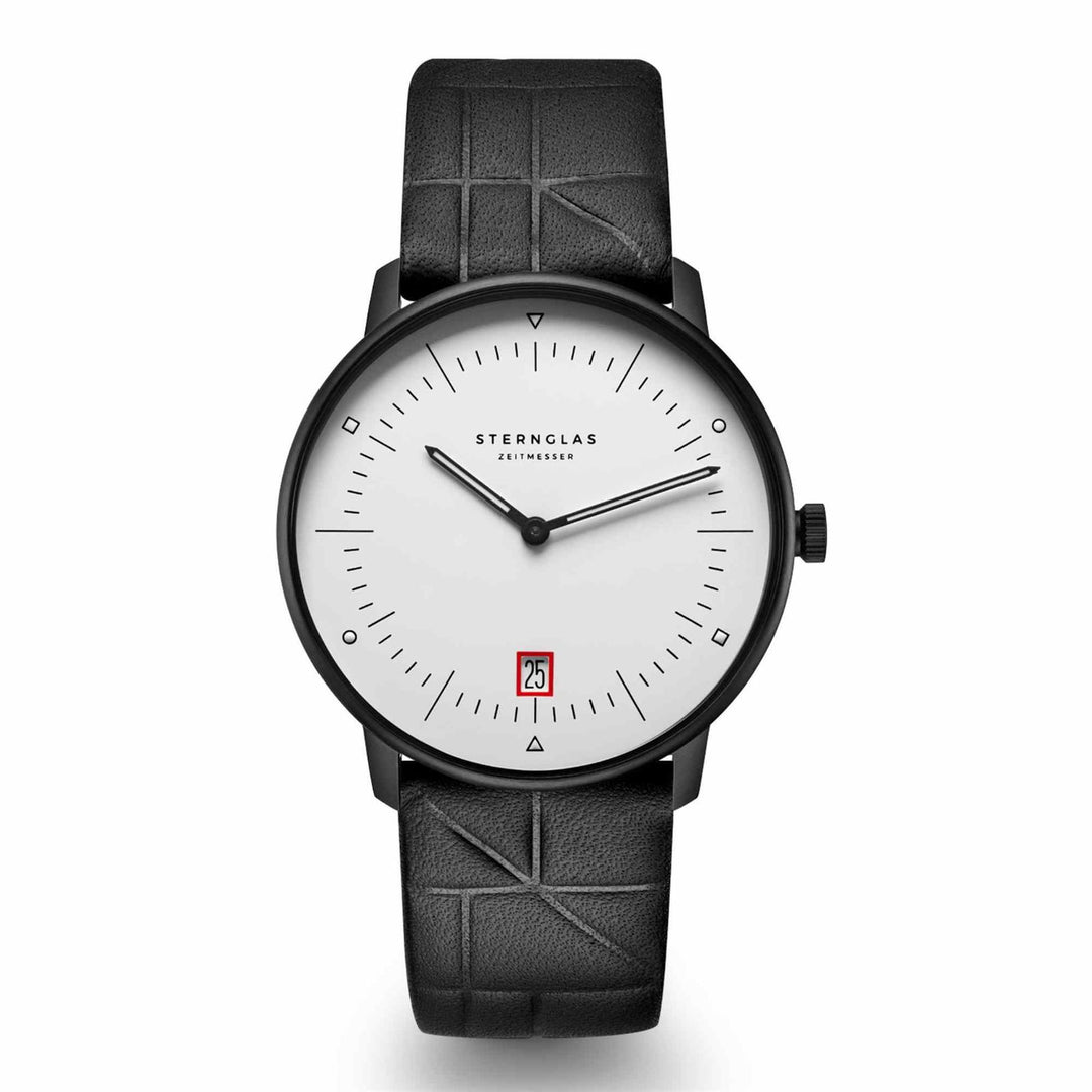 Sternglas S01-NAB15-EB09 Naos Edition Bauhaus III Wristwatch - H S Johnson