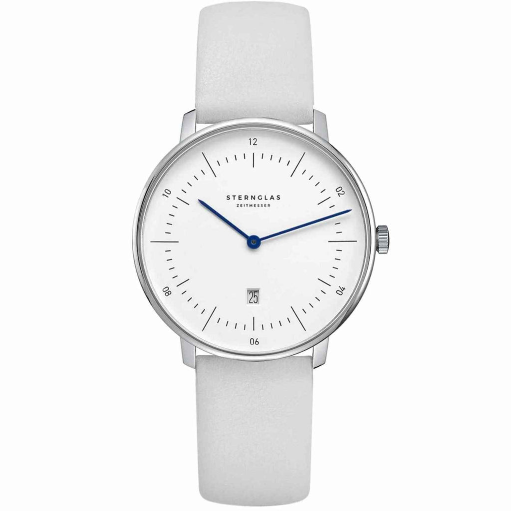 S01 ND01 KL12 Naos Leather Strap Watch