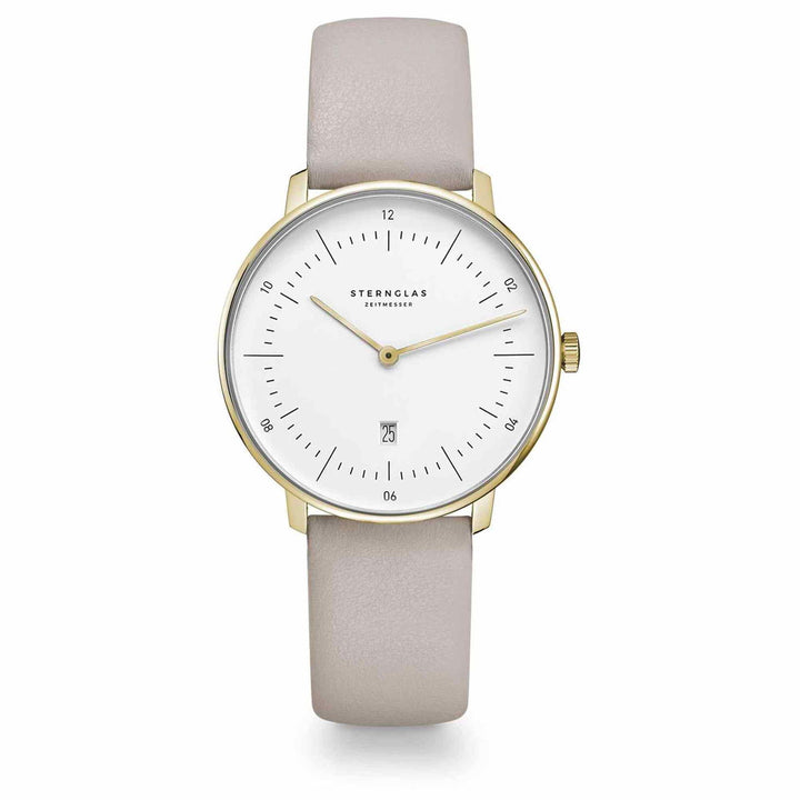 Sternglas S01-ND02-KL06 Women's Naos XS Grey Strap Wristwatch - H S Johnson