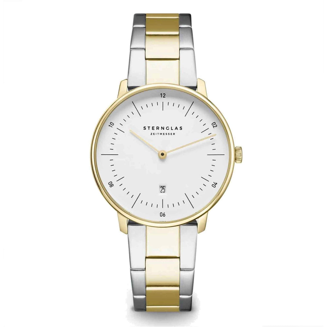 Sternglas S01-ND02-ME07 Naos XS Two Tone Bracelet Wristwatch - H S Johnson