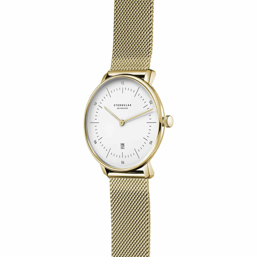 Sternglas S01-ND02-MI07 Women's Naos XS Mesh Strap Wristwatch - H S Johnson