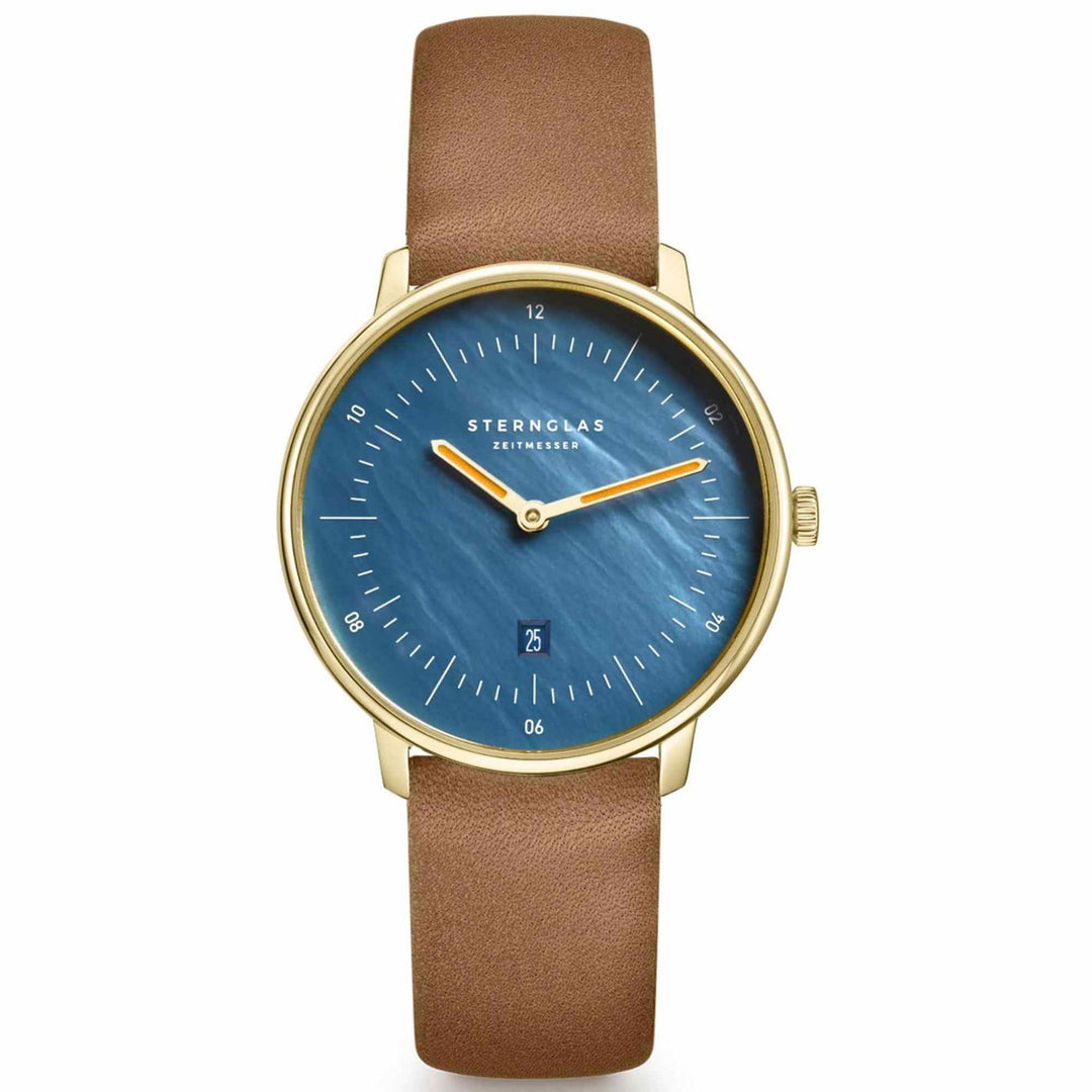 Sternglas S01-NDP07-KL07 Naos XS Edition Blue Mother of Pearl Wristwatch - H S Johnson