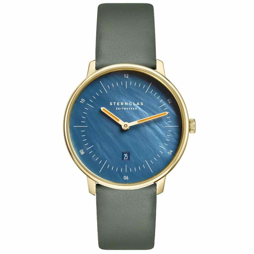 Sternglas S01-NDP07-KL09 Naos XS Edition Blue Mother of Pearl Wristwatch - H S Johnson