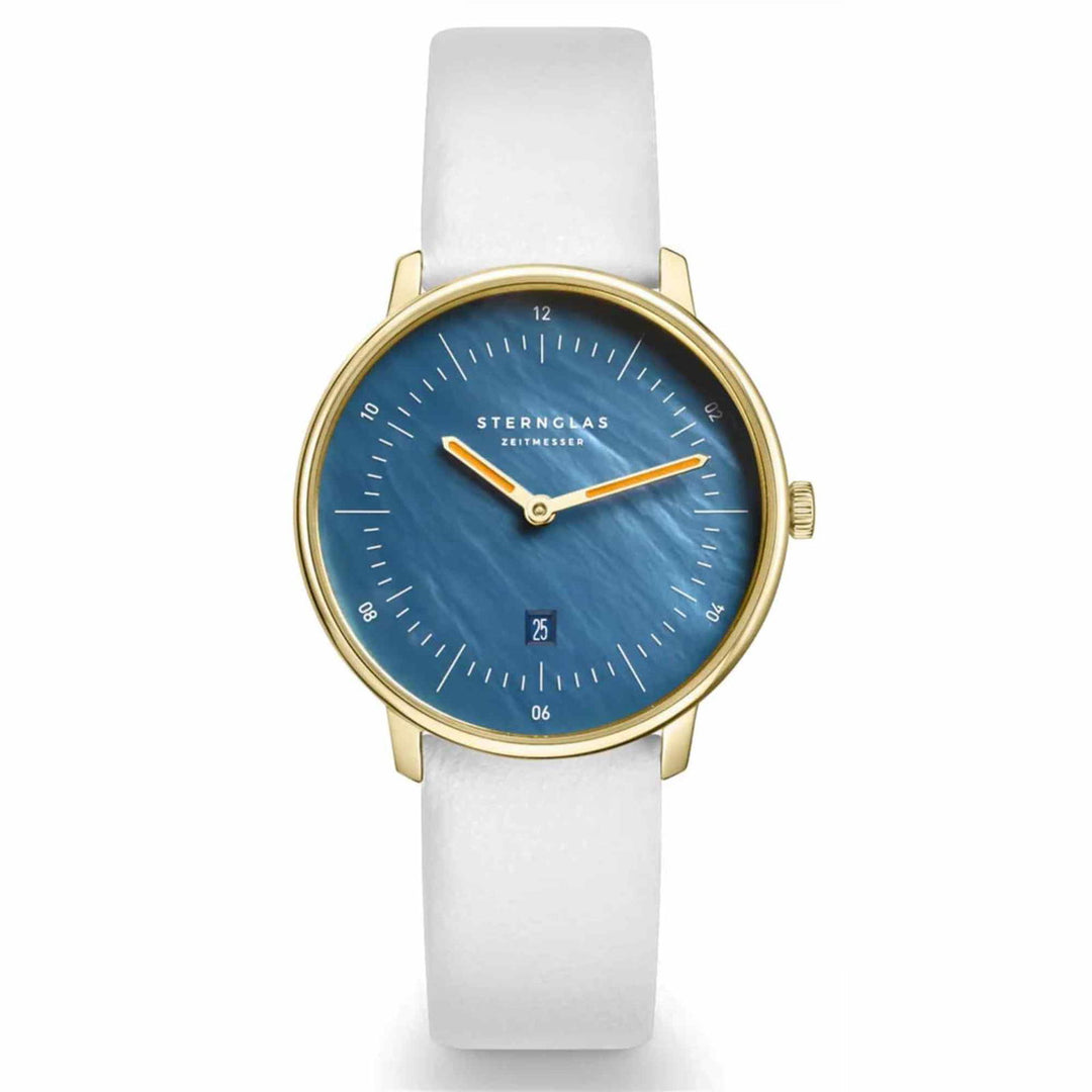 Sternglas S01-NDP07-KL13 Naos XS Edition Blue Mother of Pearl Wristwatch - H S Johnson