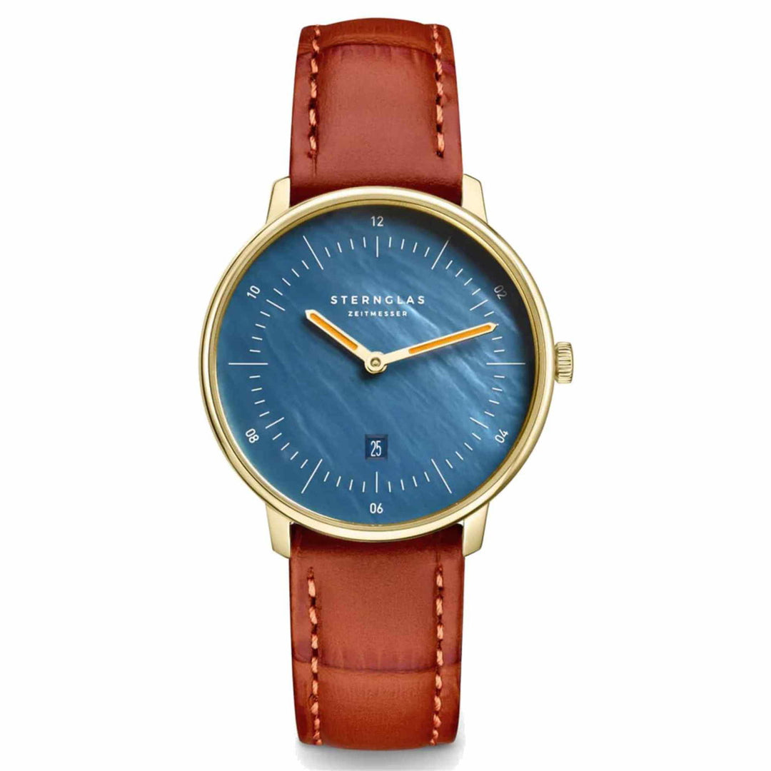 Sternglas S01-NDP07-NB01 Naos XS Edition Blue Mother of Pearl Wristwatch - H S Johnson