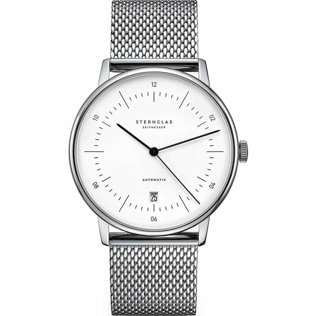 Sternglas S02-NA01-MI04 Men's Naos Automatic Mesh Strap Wristwatch - H S Johnson