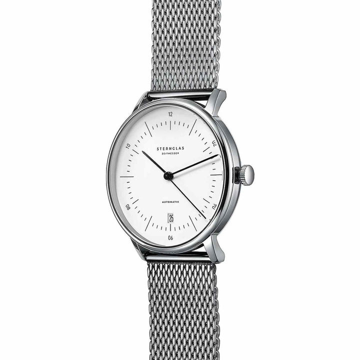 Sternglas S02-NA01-MI04 Men's Naos Automatic Mesh Strap Wristwatch - H S Johnson