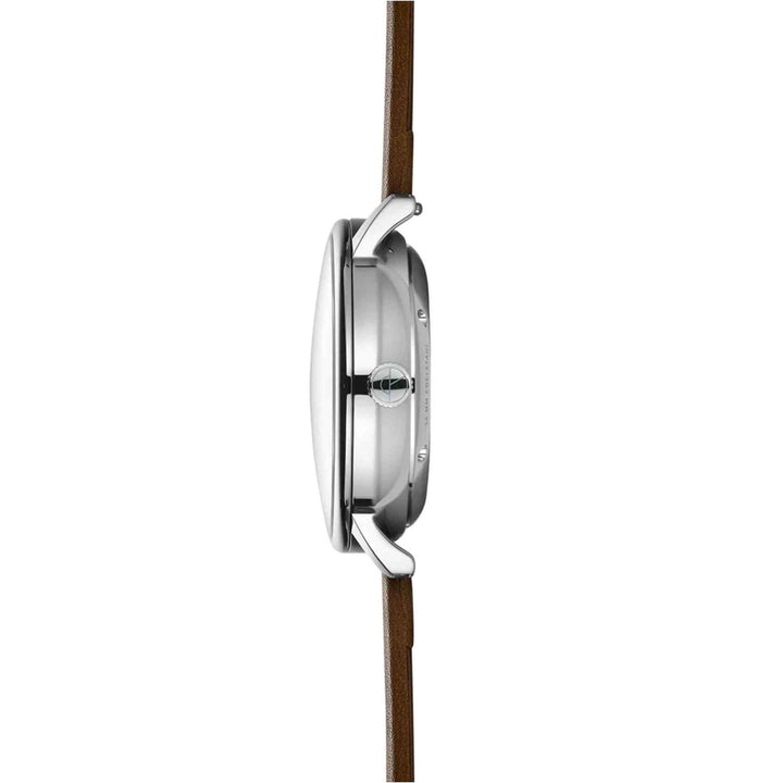 Sternglas S02-NA01-PR04 Men's Naos Automatic Brown Leather Strap Wristwatch - H S Johnson