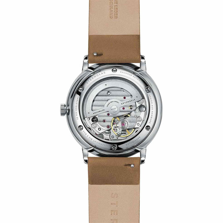 Sternglas S02-NA03-PR01 Men's Naos Automatic Brown Strap Wristwatch - H S Johnson
