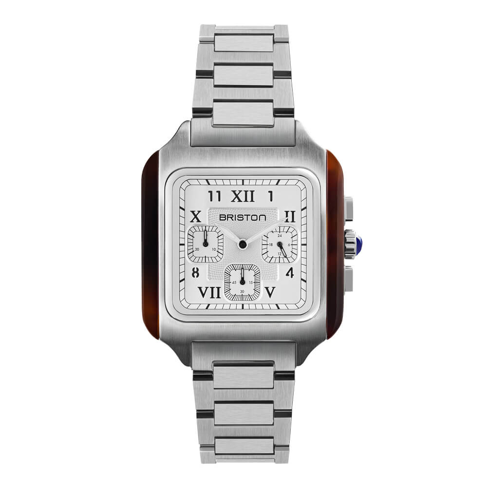 Briston Streamliner Kennedy - Chrono - Acier - Blanc 261838.SA.T.2.SB Watch