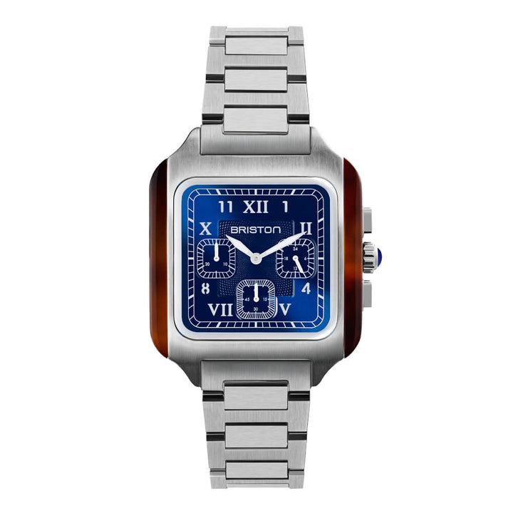 Briston Streamliner Kennedy - Chrono - Acier - Bleu 261838.SA.T.9 SB Watch