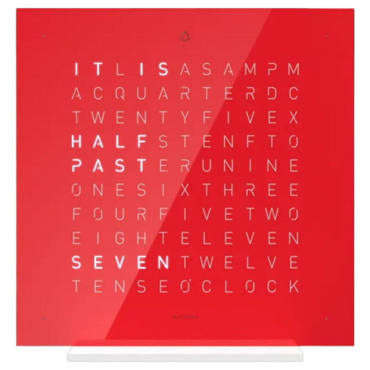 Qlocktwo T4PENCC-UK Earth 13.5 Pure Cherry Cake Collection Desk Clock