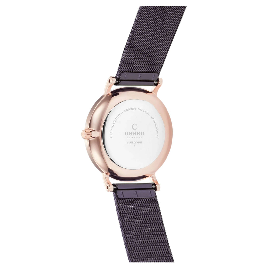 Obaku V197LXVNMN Women's Mark Lille-Walnut Watch