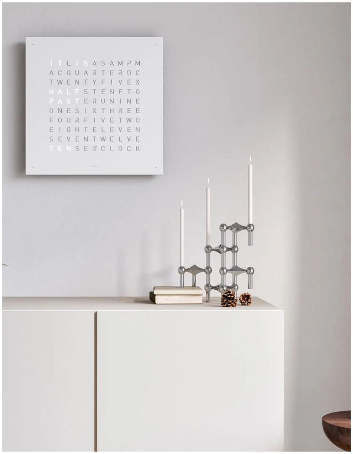 Qlocktwo QT5ENWHPC-UK 45 White Pepper White Clock