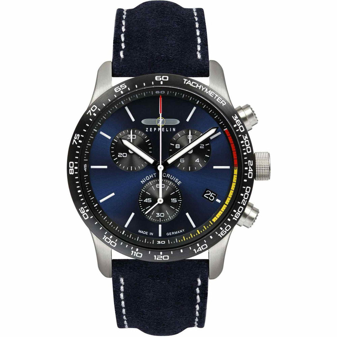 Zeppelin 7288-3 Men's Quartz Chronograph Wristwatch - H S Johnson