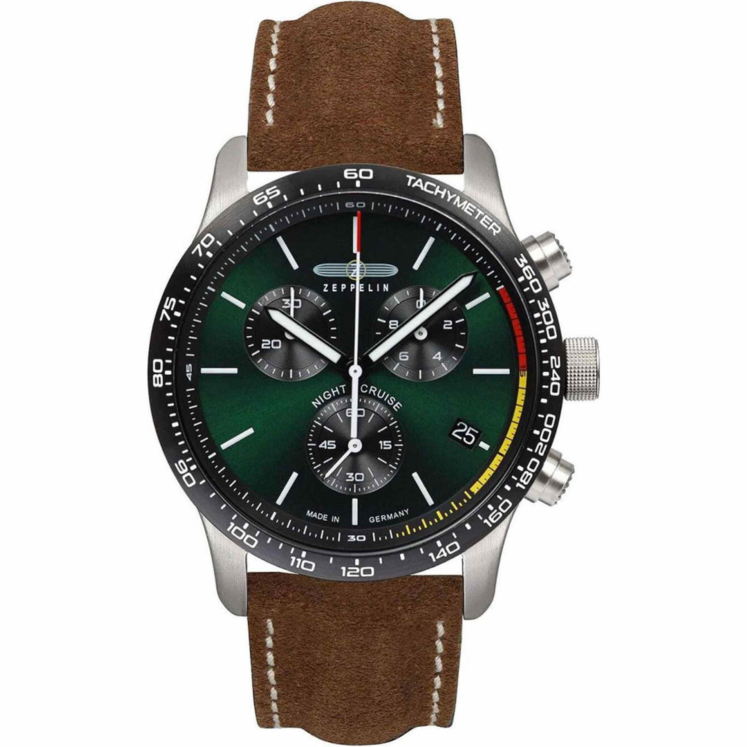 Zeppelin 7288-4 Men's Quartz Chronograph Wristwatch - H S Johnson