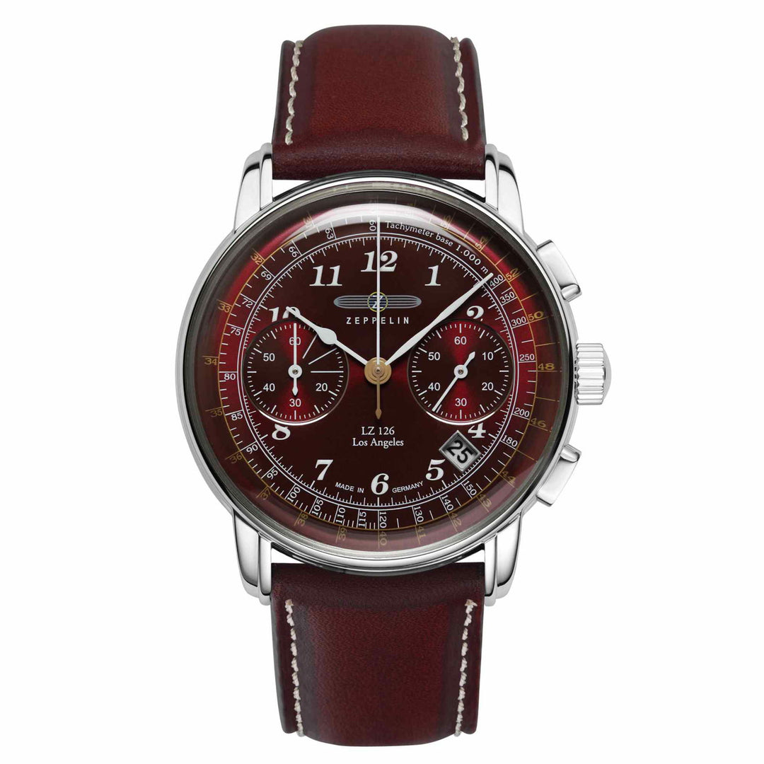 Zeppelin 7614-6 Men's Los Angeles Chronograph Wristwatch - H S Johnson