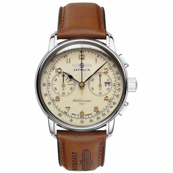Zeppelin 9670-5 Men's Méditerranée Chronograph Wristwatch - H S Johnson
