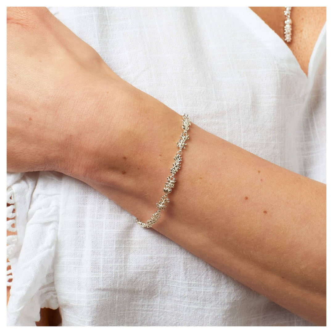 Laura Ashley B5583 Naunton Folly Tennis Bracelet Sterling Silver