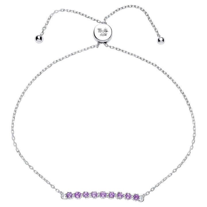 Laura Ashley B5584M Alford Meadow Light Amethyst Bracelet Sterling Silver