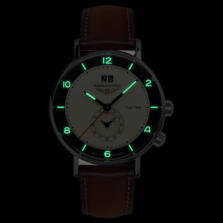 Bauhaus Aviation 24462 Men's Dual Time Quartz  Watch