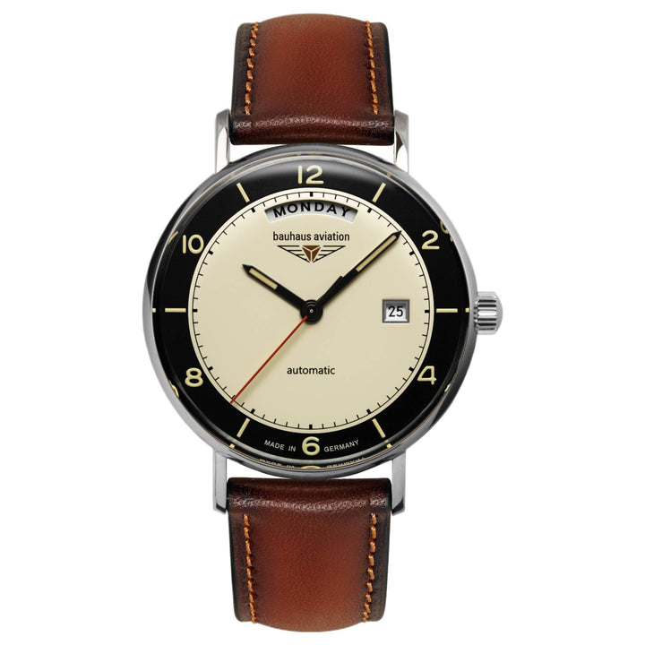 Bauhaus Aviation 24622 Men's Pilot Day Date Automatic Watch