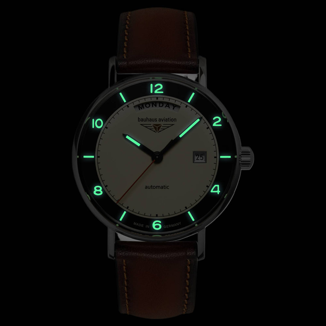 Bauhaus Aviation 24622 Men's Pilot Day Date Automatic Watch