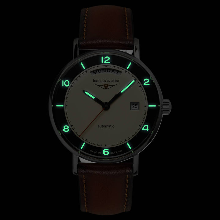 Bauhaus Aviation 24622 Men's Pilot Day Date Automatic Watch