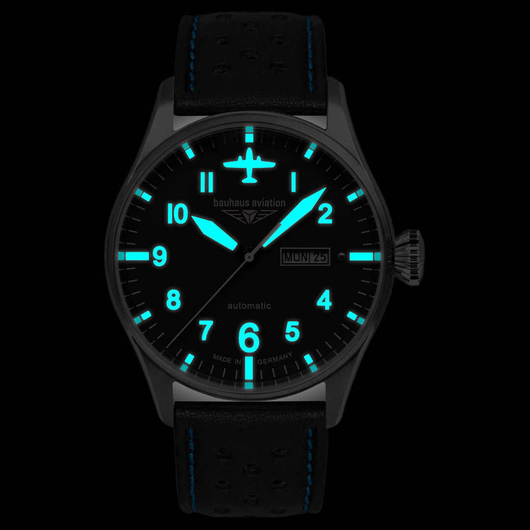 Bauhaus Aviation 27663 Tornado Day Date Automatic Watch