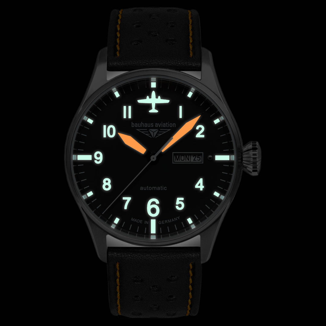 Bauhaus Aviation 27665 Tornado Day Date Automatic Watch