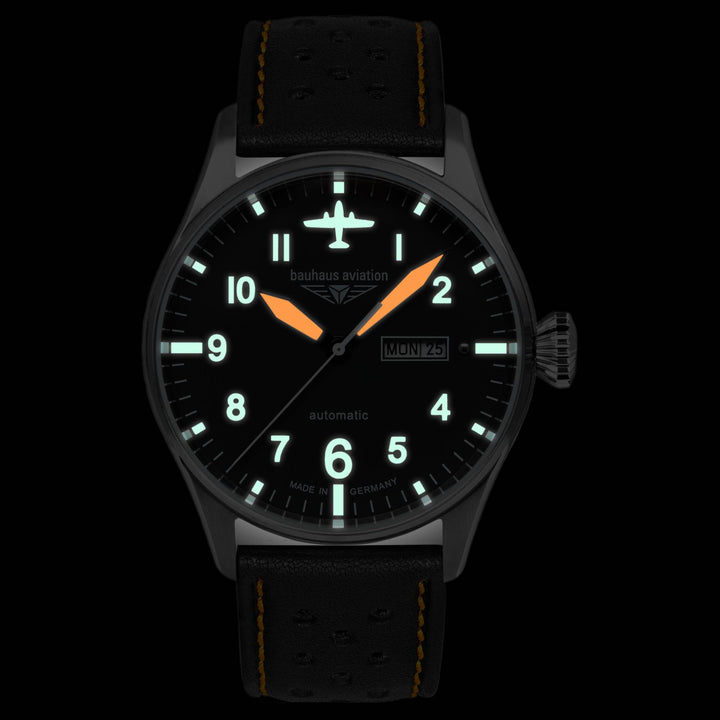 Bauhaus Aviation 27665 Tornado Day Date Automatic Watch