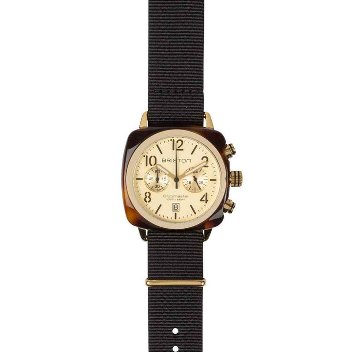 Briston Clubmaster Classic - Chrono - Gold - Champagne 14140.PYA.T.7.NB Watch