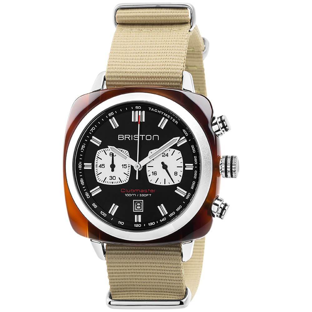 Briston Clubmaster Sport - Chrono - Noir 17142.SA.TS.1.NK Watch