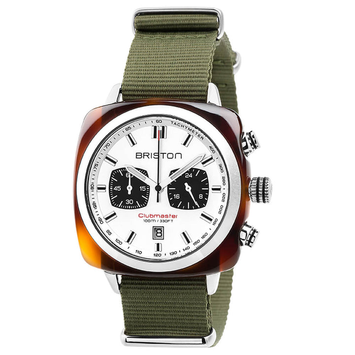 Briston Clubmaster Sport - Chrono - Blanc 17142.SA.TS.2.NGA Watch