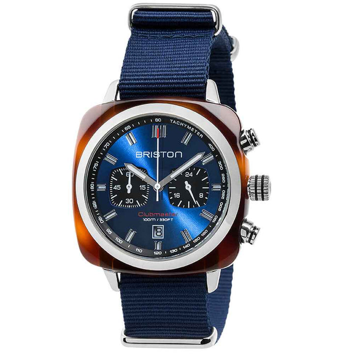 Briston Clubmaster Sport - Chrono - Bleu Marine 17142.SA.TS.9.NNB Watch