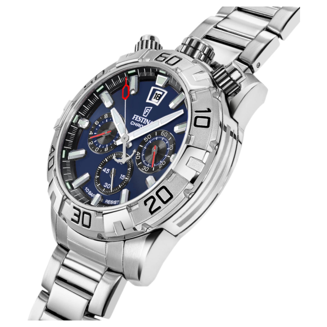 Festina F20743/1 Men's Bullhead Analogue Chronograph Quartz Watch