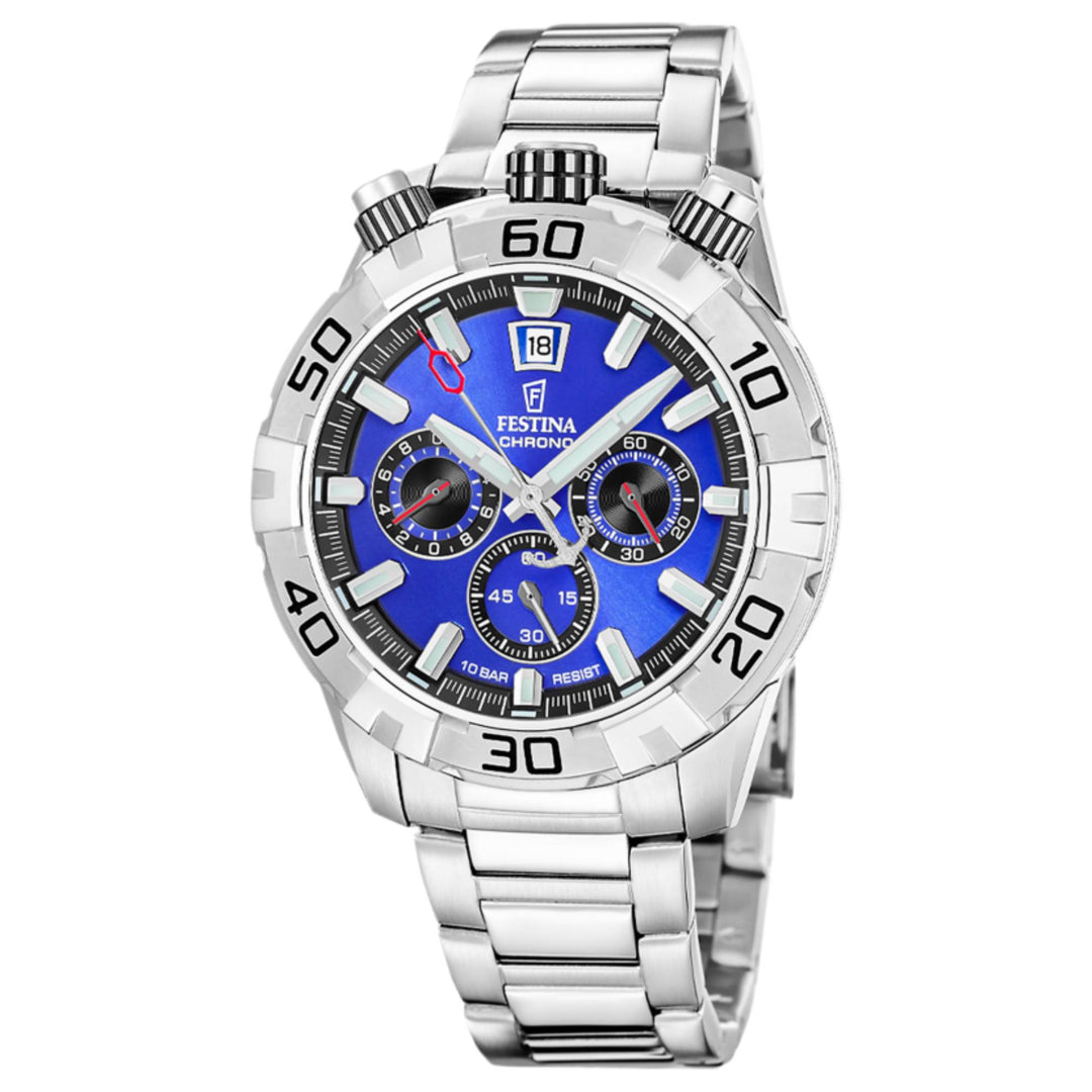 Festina F20743/3 Men's Bullhead Analogue Chronograph Quartz Watch