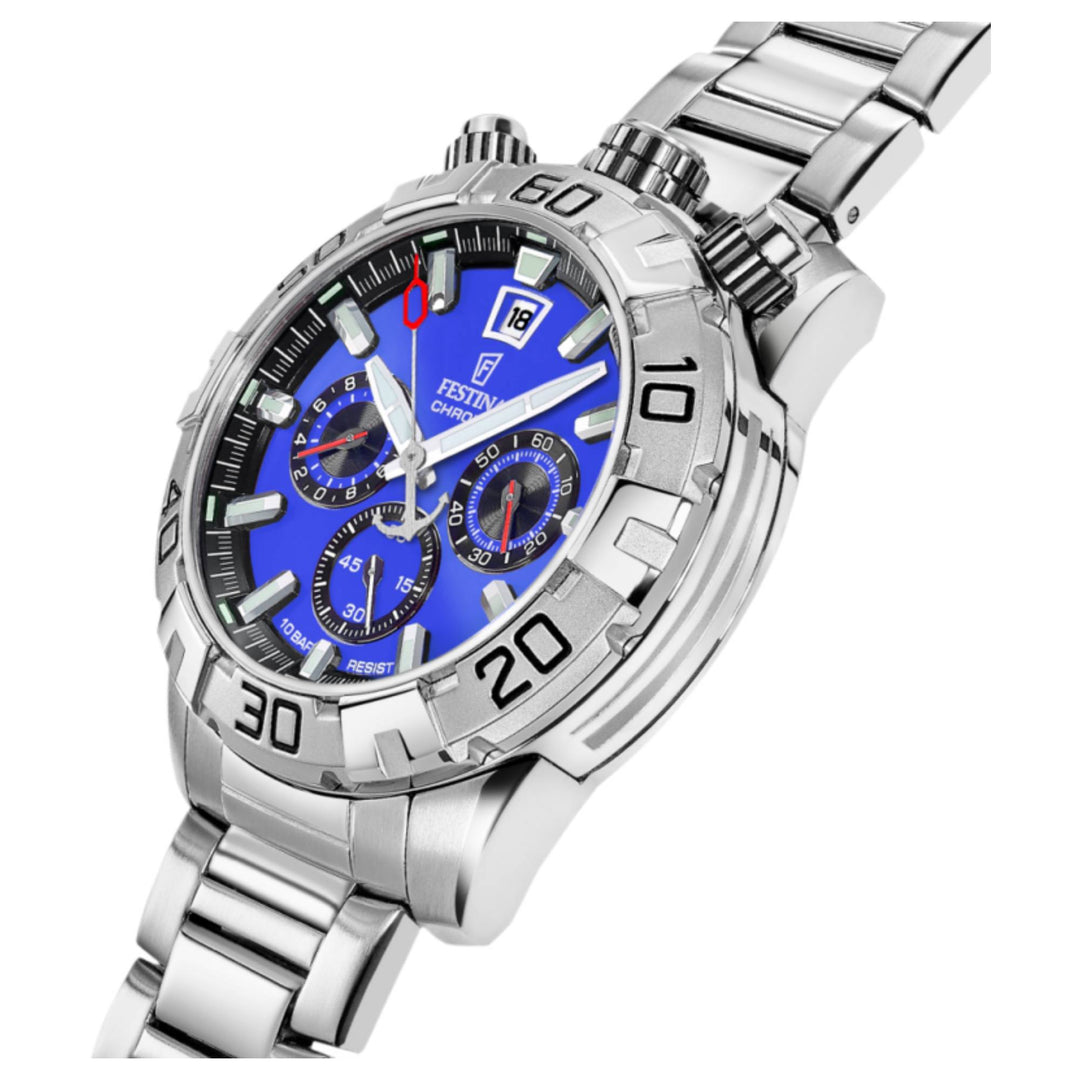 Festina F20743/3 Men's Bullhead Analogue Chronograph Quartz Watch