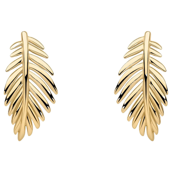 Laura Ashley E6607 Marlbrook Leaf Earrings Sterling Silver
