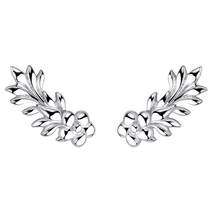 Laura Ashley E6609 Naunton Folly Crawler Earrings Sterling Silver